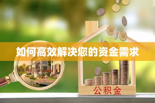 华龙如何高效解决您的资金需求