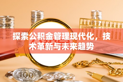 华龙探索公积金管理现代化，技术革新与未来趋势