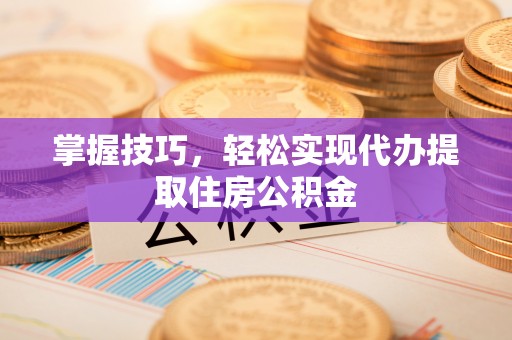 华龙掌握技巧，轻松实现代办提取住房公积金