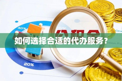 华龙如何选择合适的代办服务？
