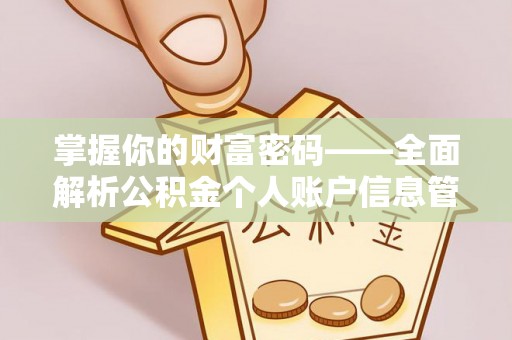 华龙掌握你的财富密码——全面解析公积金个人账户信息管理与优化