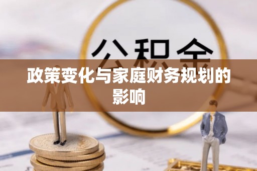 华龙政策变化与家庭财务规划的影响