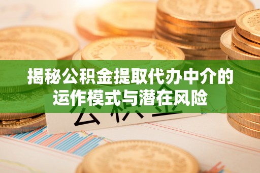 华龙揭秘公积金提取代办中介的运作模式与潜在风险