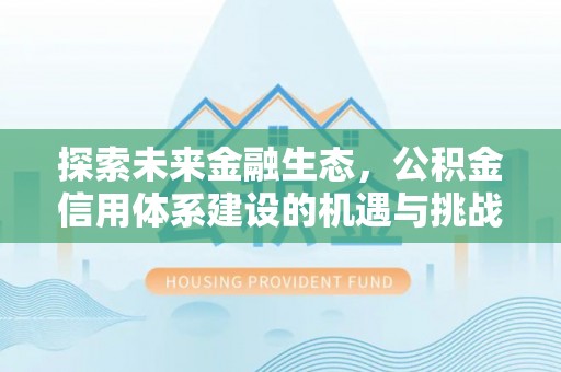 华龙探索未来金融生态，公积金信用体系建设的机遇与挑战