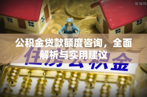 华龙公积金贷款额度咨询，全面解析与实用建议