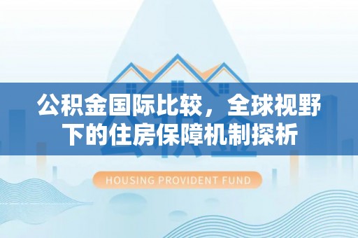 华龙公积金国际比较，全球视野下的住房保障机制探析