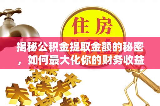 华龙揭秘公积金提取金额的秘密，如何最大化你的财务收益