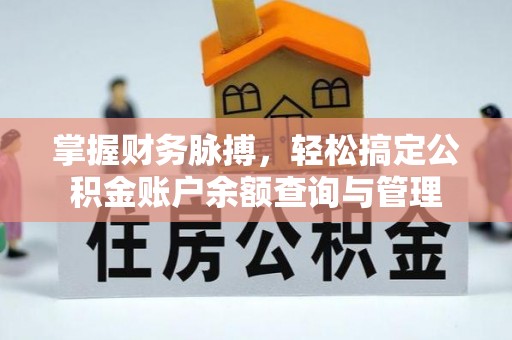 华龙掌握财务脉搏，轻松搞定公积金账户余额查询与管理