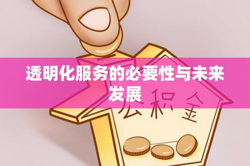 华龙透明化服务的必要性与未来发展
