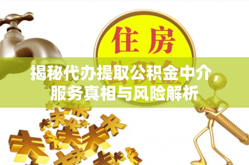 华龙揭秘代办提取公积金中介，服务真相与风险解析