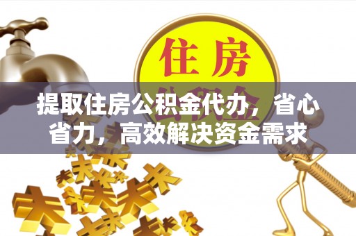 华龙提取住房公积金代办，省心省力，高效解决资金需求