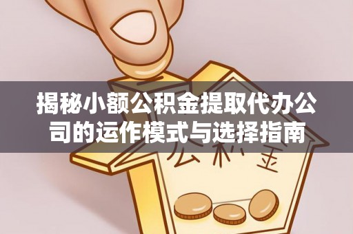 华龙揭秘小额公积金提取代办公司的运作模式与选择指南