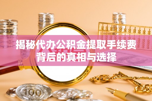 华龙揭秘代办公积金提取手续费背后的真相与选择