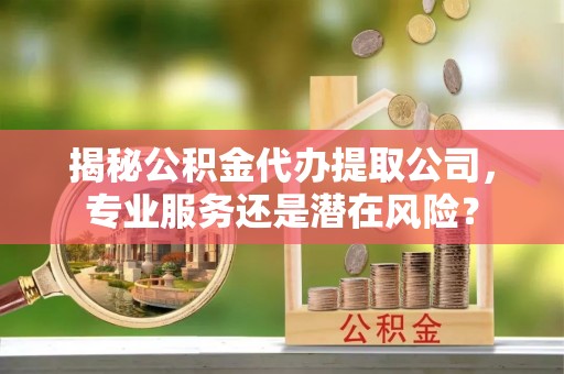 华龙揭秘公积金代办提取公司，专业服务还是潜在风险？