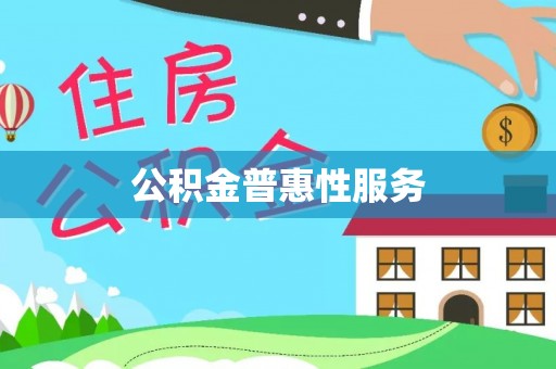 华龙公积金普惠性服务