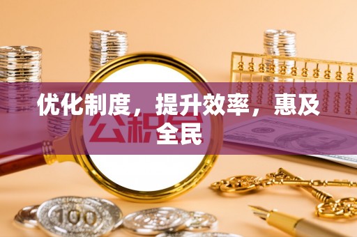 华龙优化制度，提升效率，惠及全民