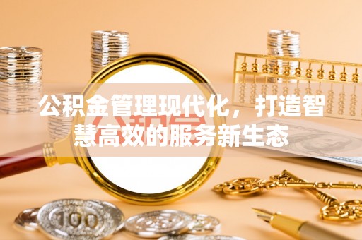 华龙公积金管理现代化，打造智慧高效的服务新生态