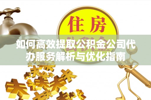 华龙如何高效提取公积金公司代办服务解析与优化指南