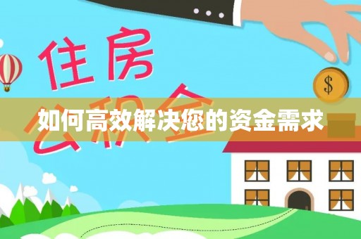 华龙如何高效解决您的资金需求